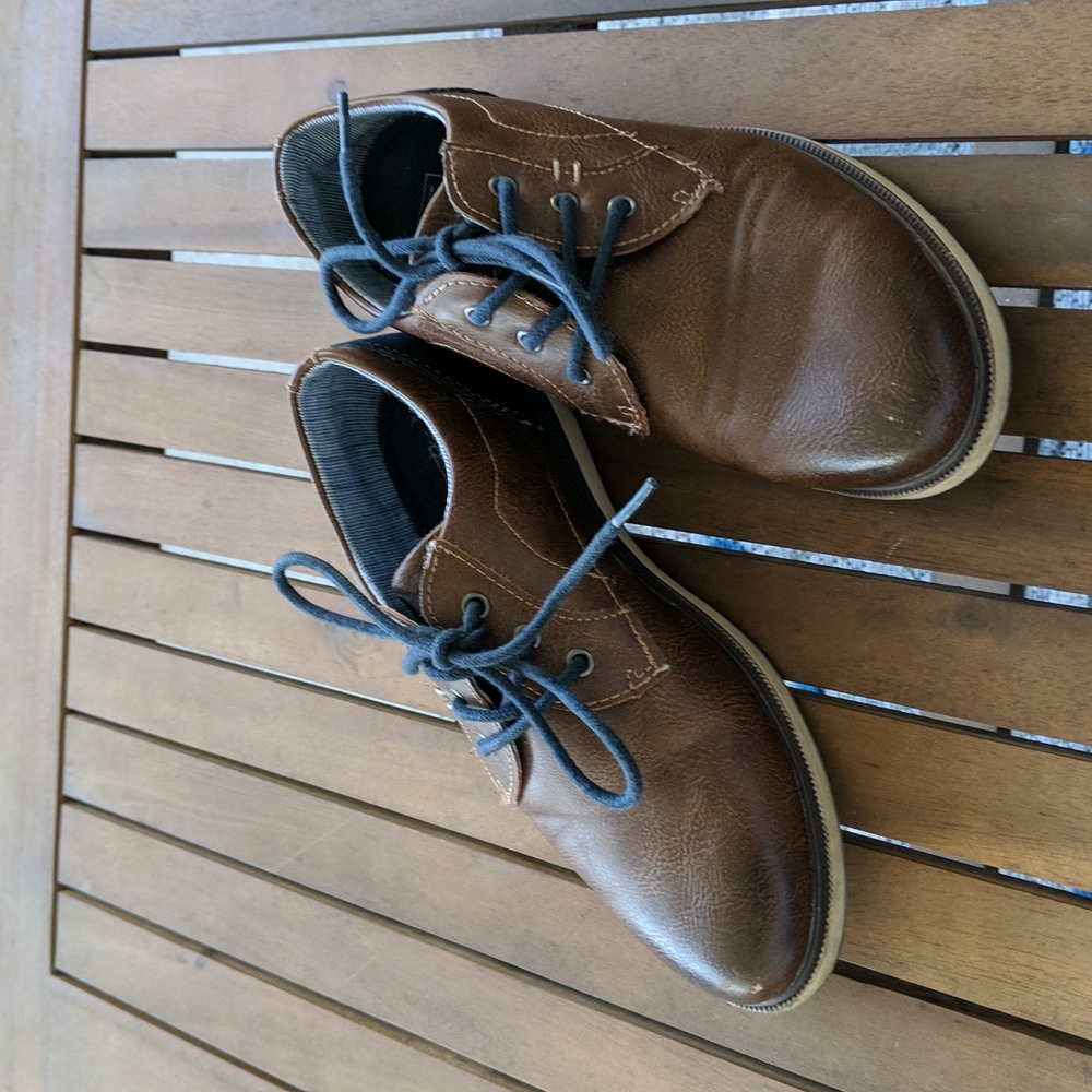 Boys Max and Jake dress shoes